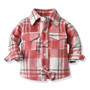 LITTLE GIRL PINK FLANNEL